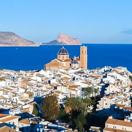 公寓 Stunning Penthouse With Sea View In Altea Hills 阿利坎特